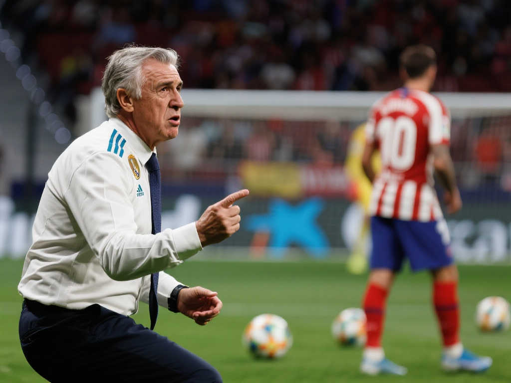 安切洛蒂：半场失球权高达27次！对阵马竞毫无胜算